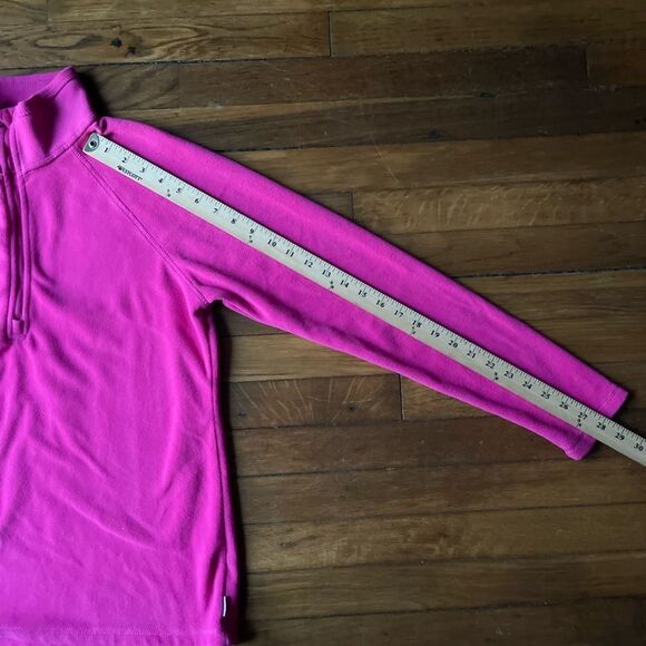EDDIE BAUER pink 1/4 zip fleece 💗medium💗 - Picture 5 of 10